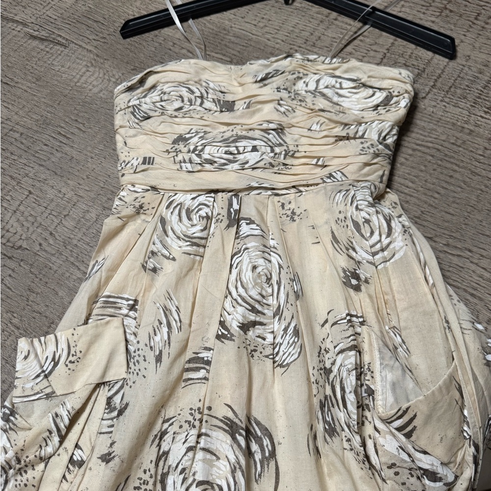Vera Wang Strapless Dress sz 8